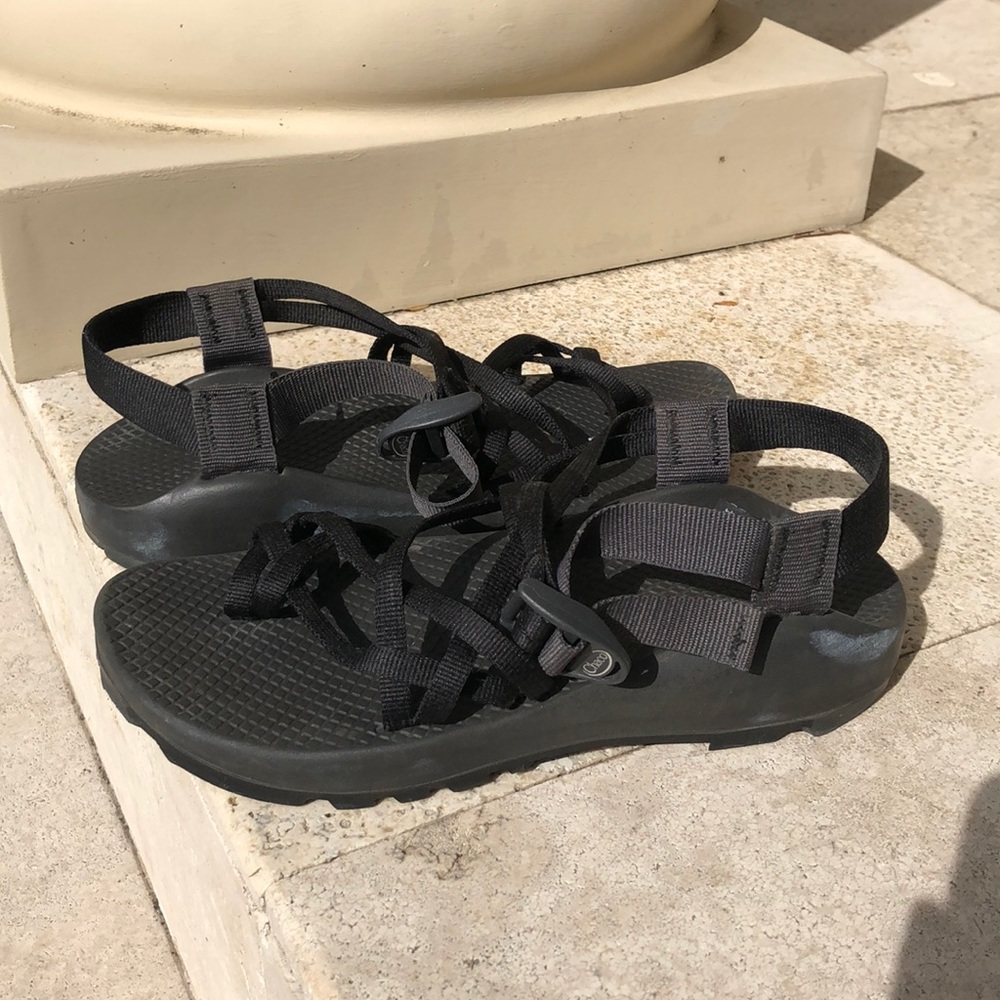 Black Double-Strap Chaco Sandals *Size 8*